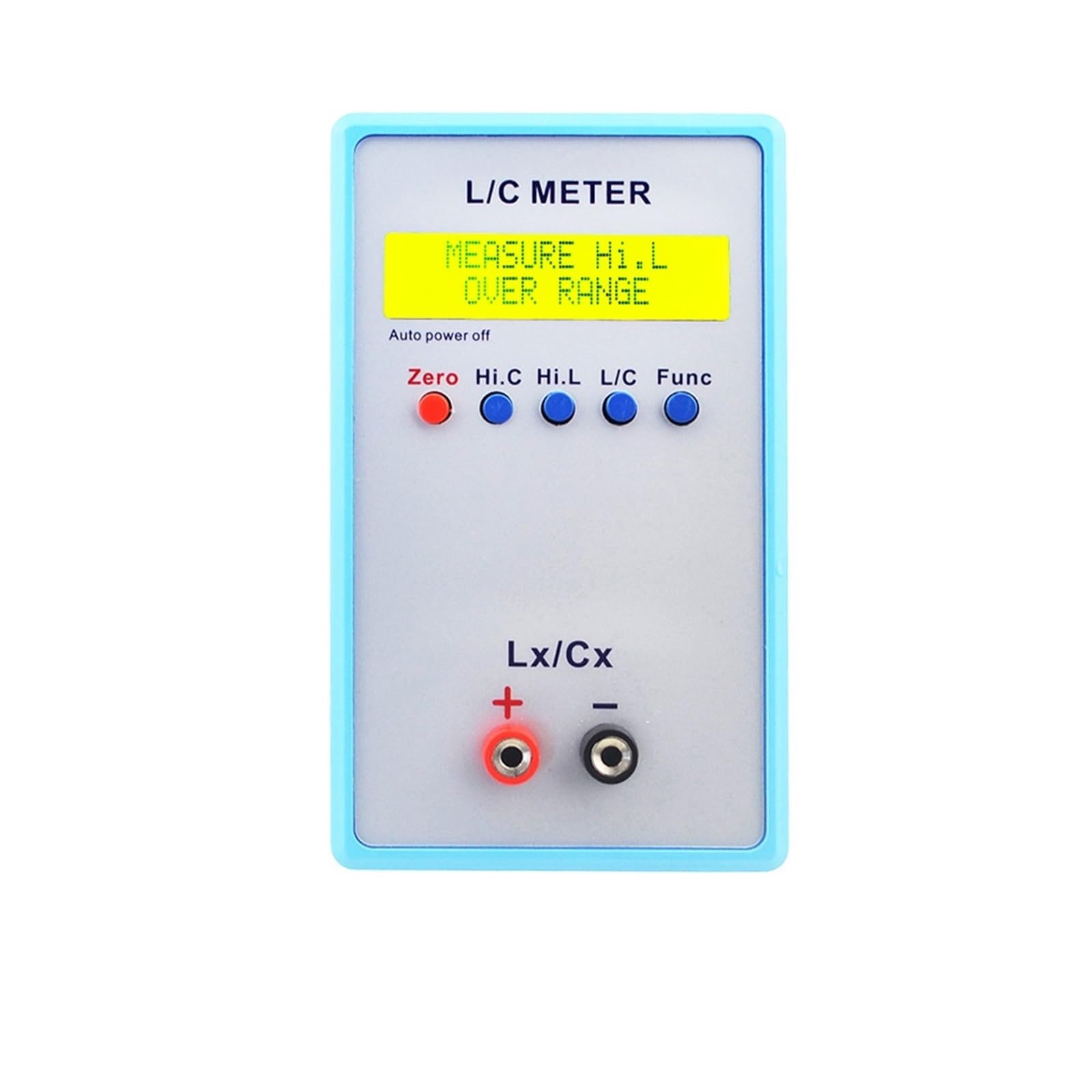 Medidor LCR portátil L/C inductancia capacitancia mesa de puente Digital pantalla LCD amarilla
