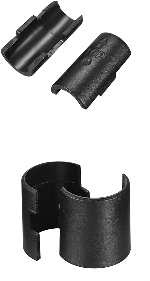 Shelf Lock Clip, 25 Pairs (50 Pcs) 1 inches Wire Shelving Lock Clips Post Shelvings Sleeves Replacements for Wire Shelving - Image 9
