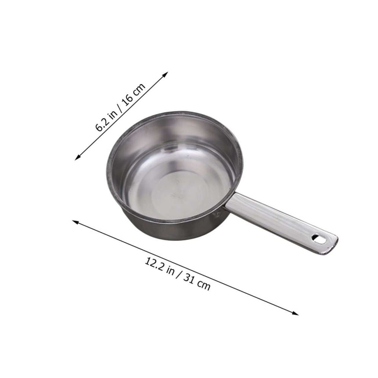 FUNOMOCYA Stainless Steel Long Handle Water Spoon Spoon Holes Multi-functional Kitchen Tool