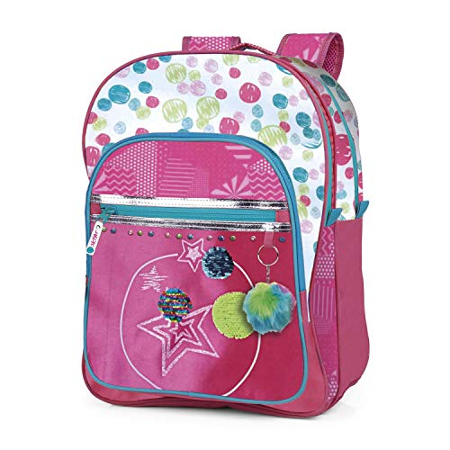 SKPAT: Mochila Escolar Infantil de Niña Acolchada de Poliéster. con Asa