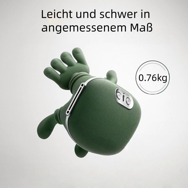 Siasoo Massagegerät Nacken Schulter, Shiatsu Nackenmassagegerät mit Wärmefunktion Tragbar für Tiefenentspannung Zuhause Büro Auto,lindert Beschwerden am Hals