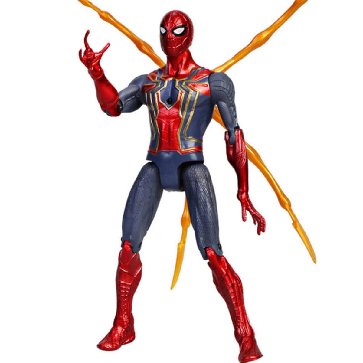 6.27 inch Movie Superhero Action Figures Toys Characters Perfect for Themed Parties for Kids Ages 3 and Up (16cm Spiderman with Claws)