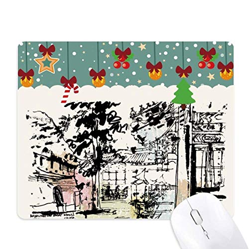 Tapis de souris de jeu de bureau Chengdu Noël tapis caoutchouc tapis grand