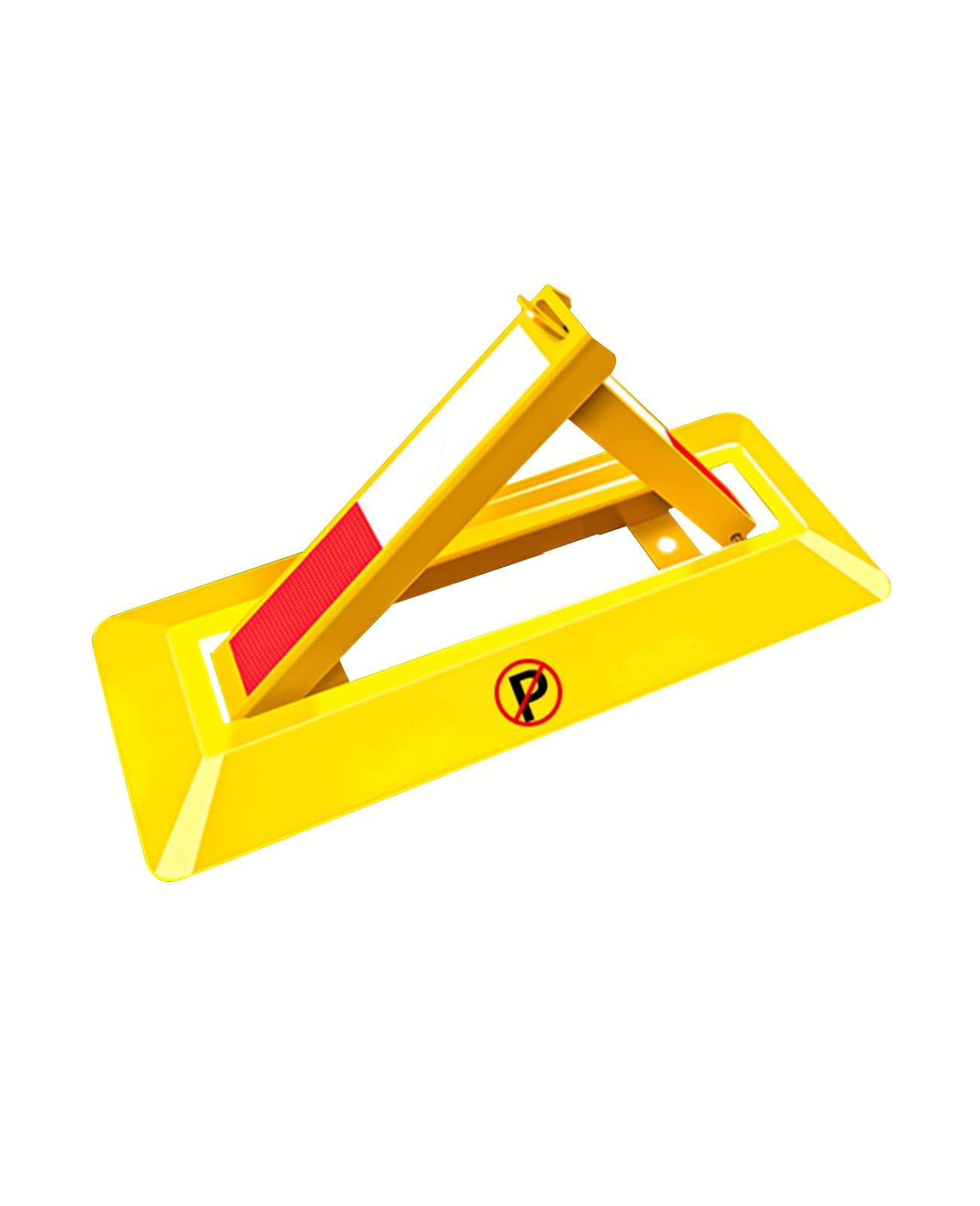 CWCQGH Car Parking Space Lock, Folding Barrier Space Lock Thickened Fixed Triangle Pile Anti-Collision Anti-pry Block car Anti-Occupation (A)