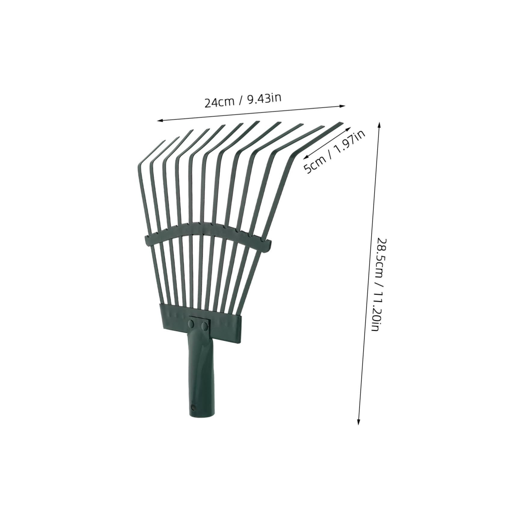 BESTonZON 3 Stück Gartenrechen für Laub und Gartenpflege Kompakter Laubbesen für Effizientes Reinigen von Rasenflächen Geeignet für Gartenarbeit und Outdoor Anwendungen