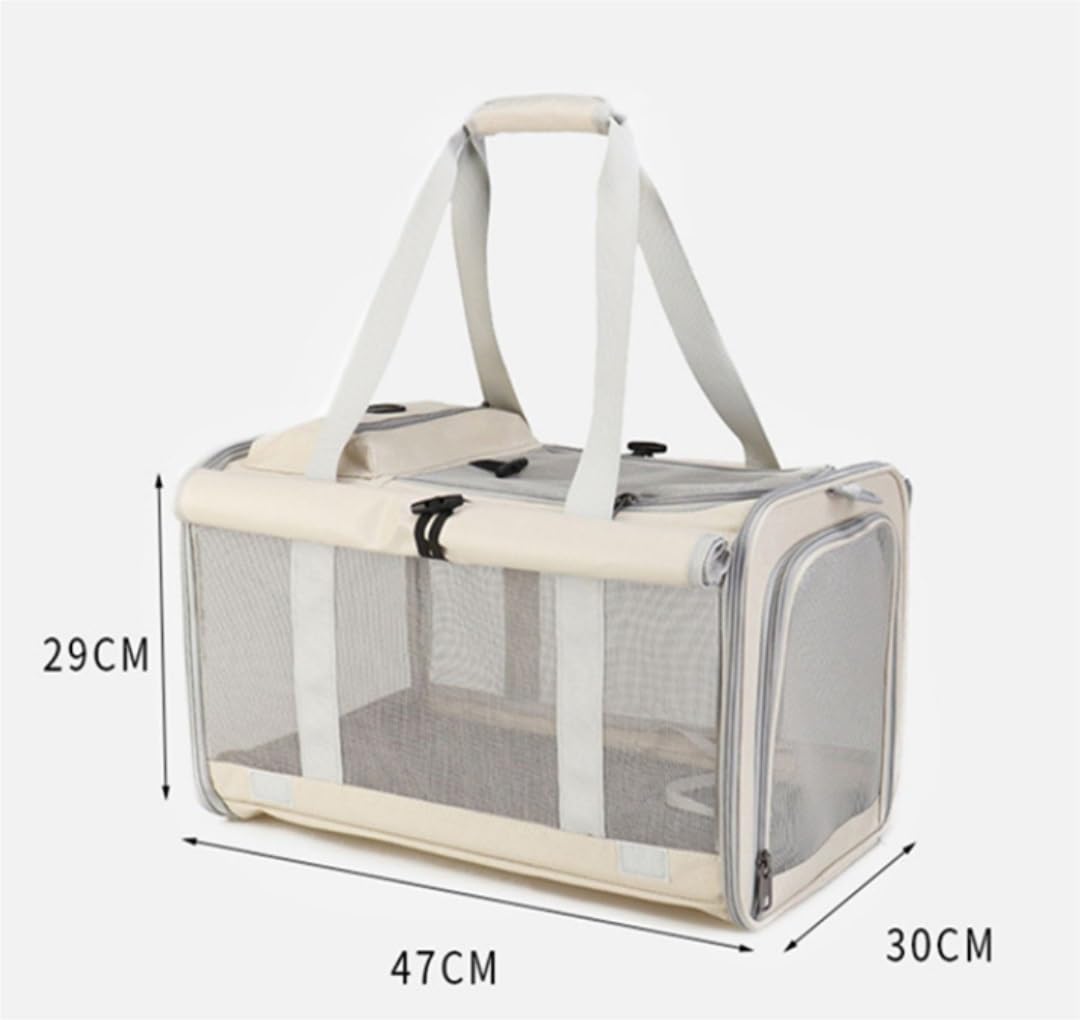 Transportin Gato Perro Mochila para Gatos, Bolsa De Transporte De Burbujas para Mascotas, para Cachorros Pequeños Y Medianos, Espacio Transparente para Gatos Transportin Gato para Coche(C)