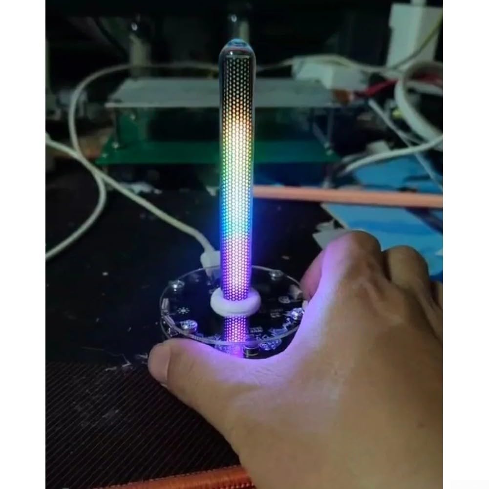 Lampada LED a controllo vocale, 6 x 12 cm, effetto luminoso RGB