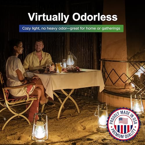 Image of Firefly Fuel - Eco-Friendly Lamp Oil & Tiki Torch Fuel - Clean Burning, Odorless, 1 Gallon