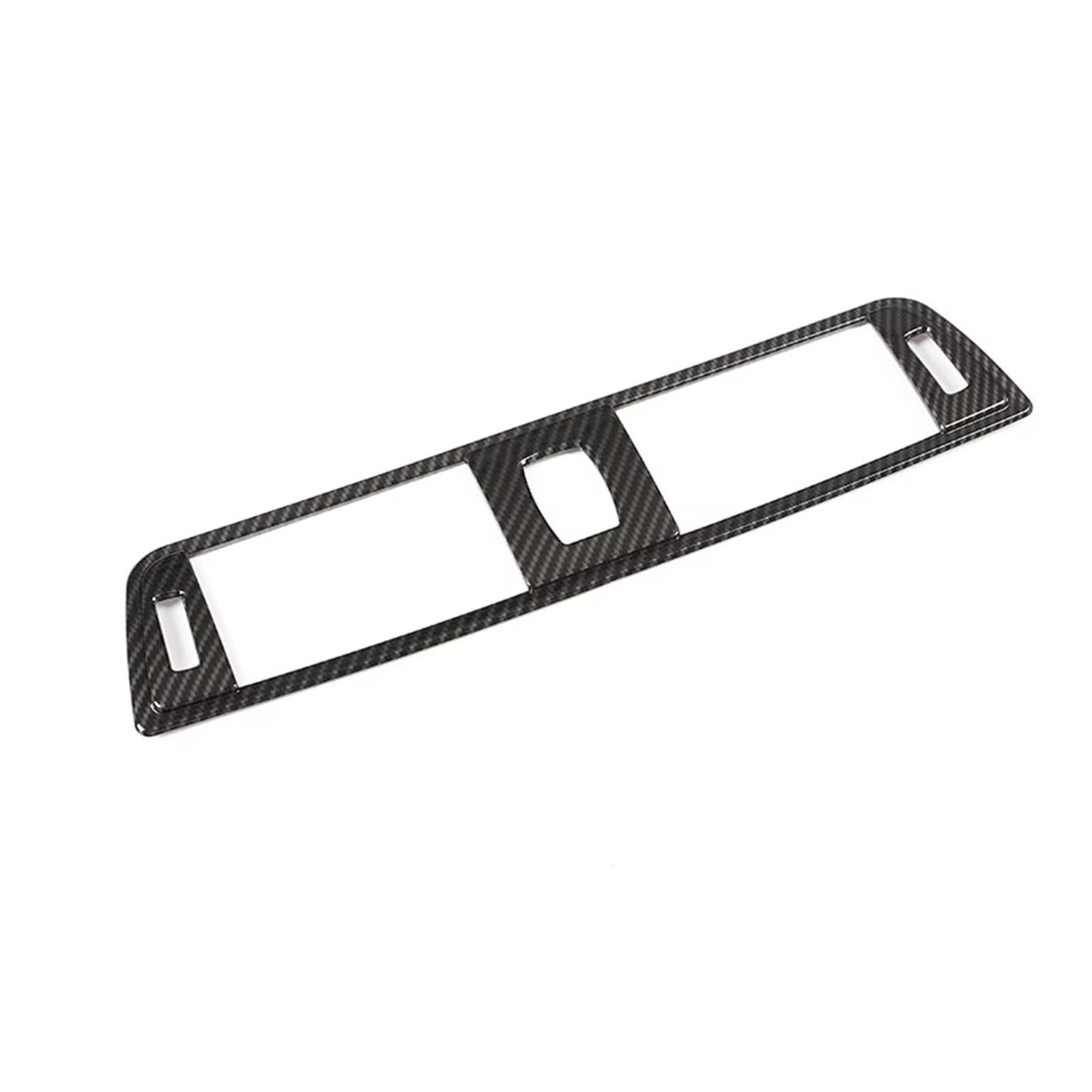 for BMW 3 Series for F30 2013-2018 ABS Silver/Carbon Fiber Car in The Control Air Conditioning Vent Frame Stickers Interior Cover Trim