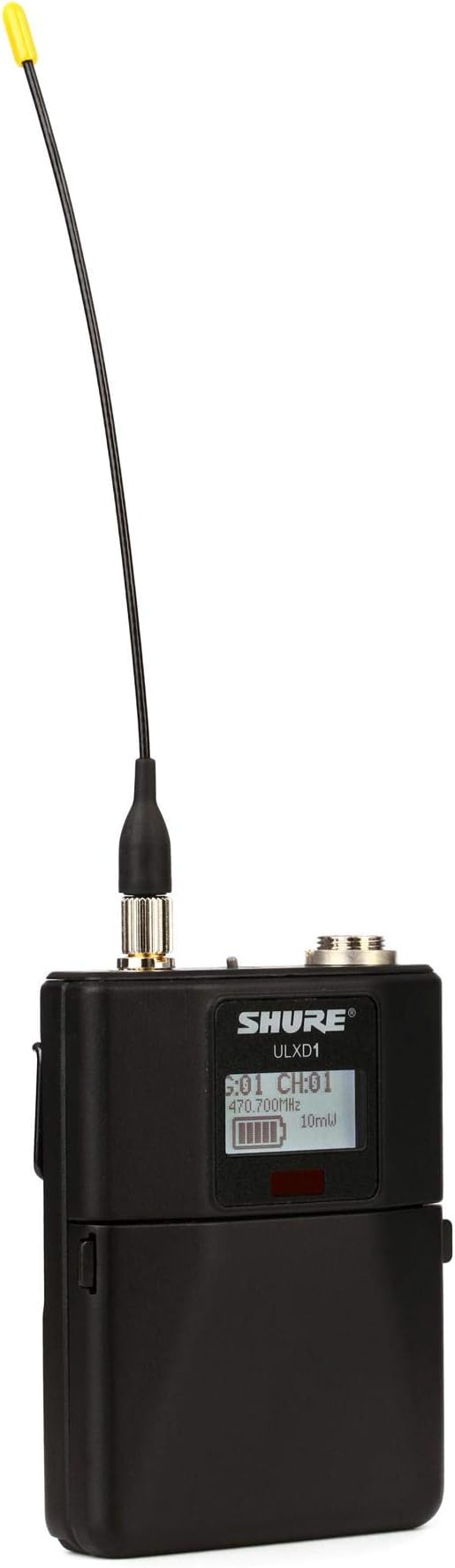 ULXD1 Bodypack Transmitter - for use with ULX-D Digital Wireless Microphone Systems, Receiver Sold Separately | G50 Band (ULXD1=-G50)