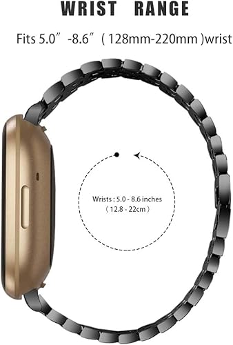 Miniatura 2 de BabyValley banda de metal compatible con Samsung Galaxy Watch 3 4145MM pulsera de acero inoxidable pulsera joya correa de repuesto de cristal bandas