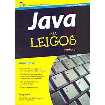 Capa do livro Java Para Leigos