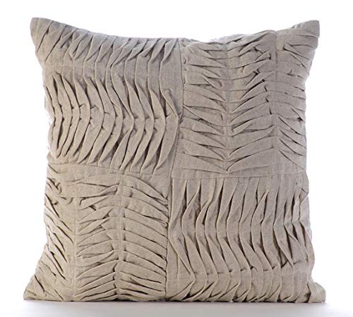 55x55 cm Funda De Almohada, Crudo Funda De Almohada Decorativa, Alforz