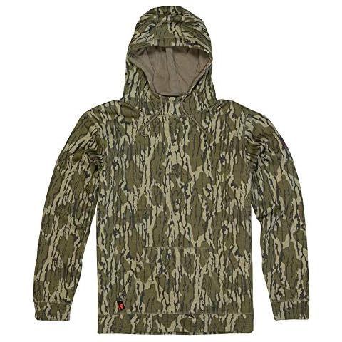 Mossy Oak Camo Men Hunting Hoodies Vintage, Original Bottomland, XX-Large Cover