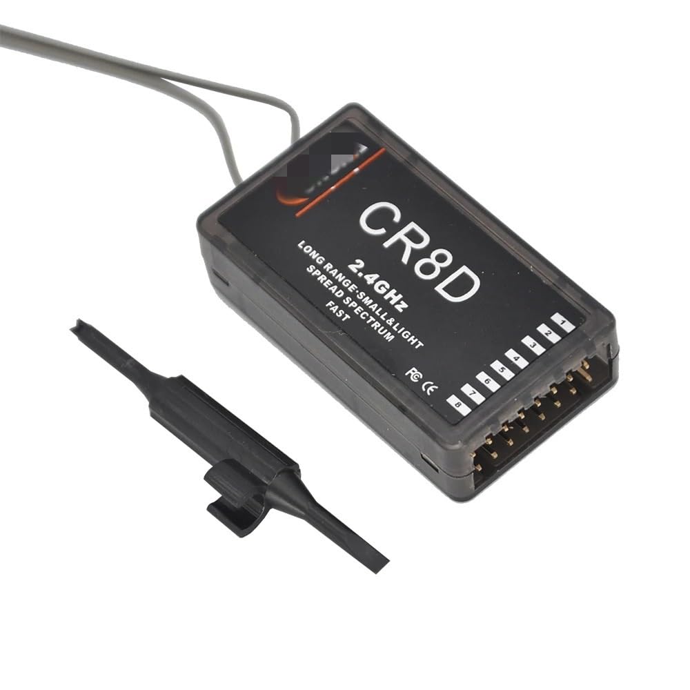 Receptor CR8D 2,4 GHz 8 Canales Compatible con módulo DSSS CT8F/CT8J /CT8Z/CT3F/ V2
