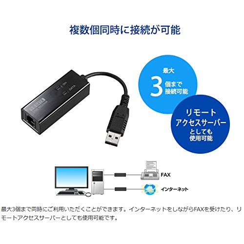 Amazon | I-O DATA アナログモデム USB接続/外付け/56kbps/V.90 USB