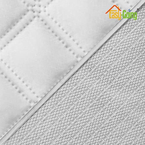 Image of Easy-Going Sofa Slipcover Waterproof Oversized Recliner Chair Cover Non-Slip Fabric Couch Cover for Living Room Washable Furniture Protector for Pets Kids Children Dog Cat (Oversized Recliner, White)