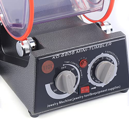 Titunjian CE-HJ-321-US-JYR Jewelry Polisher Tumbler 3Kg Electric Polisher Jewelry Rotary Finisher Machine thumb #2