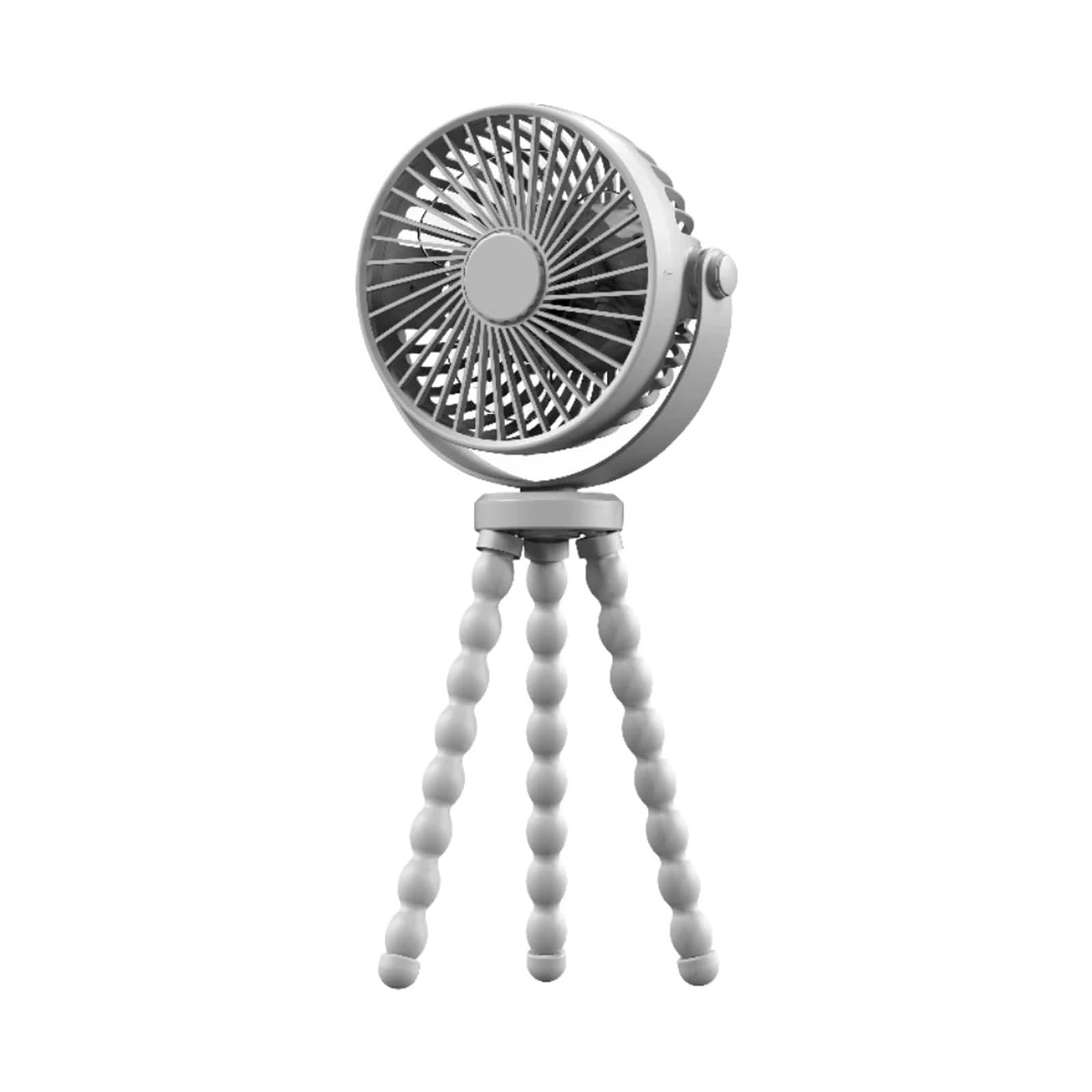 Ventilateur, Compatible MINI, Ventilateur De Poussette Portable(Gray)