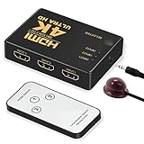 HDMI 切替器、GANAHDMI 分配器 3入力1出力 HDMI セレクター4Kx2K対応 自動切り替え 3D映像・フルHD対応USB給電ケーブル付 リモコン付き HDTV DVD DVR Xbox PS3 PS4など対応 HDMI 切替器、GANAHDMI 分配器 3入力1出力 HDMI セレクター4Kx2K対応 自動切り替え 3D映像・フルHD対応USB給電ケーブル付 リモコン付き HDTV DVD DVR Xbox PS3 PS4など対応