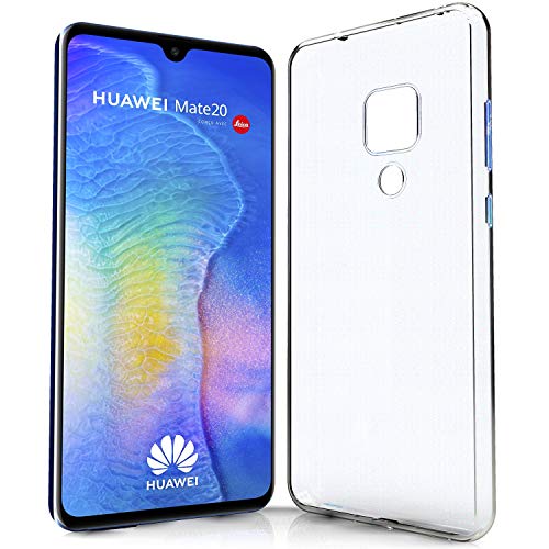 Newtop Cover Compatibile per Huawei Mate 20, Custodia TPU Clear Silicone Anti Graffio Trasparente Slim Sottile Flessibile Back Case Posteriore Protettiva (per Huawei Mate 20)