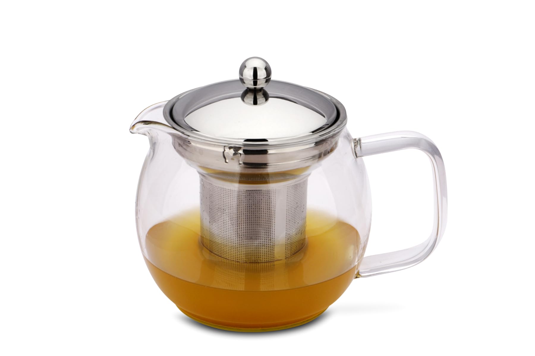Weis Teekanne aus Borosilikatglas mit Teefilter 0,6 L