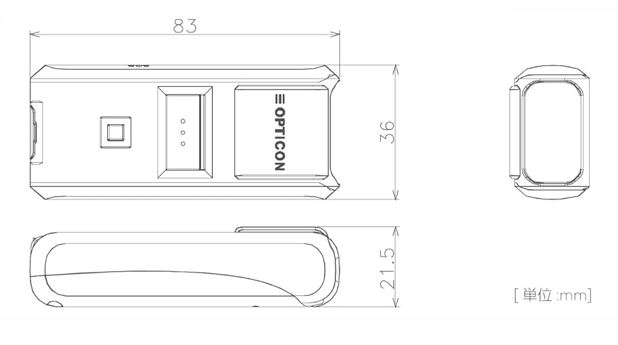 確認用サンプル(=゜ω゜)ノ ZX-ED01 スマートセンサ リニア近接タイプ センサ部 ZX-E 1個