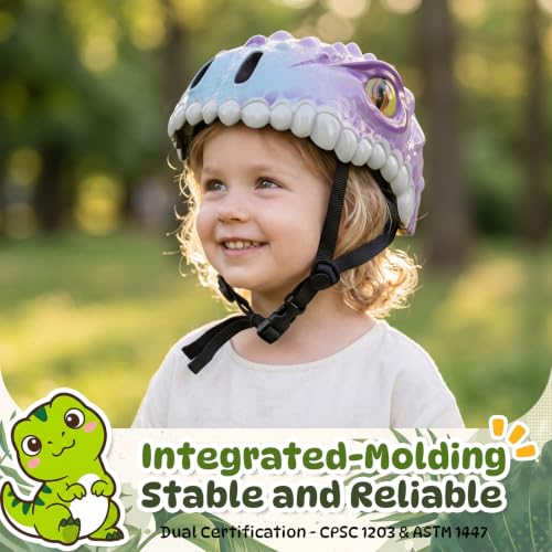 Image of Kids Toddler Bike Helmet, Adjustable and Multi-Sport for Child Boys and Girls, 2 Sizes