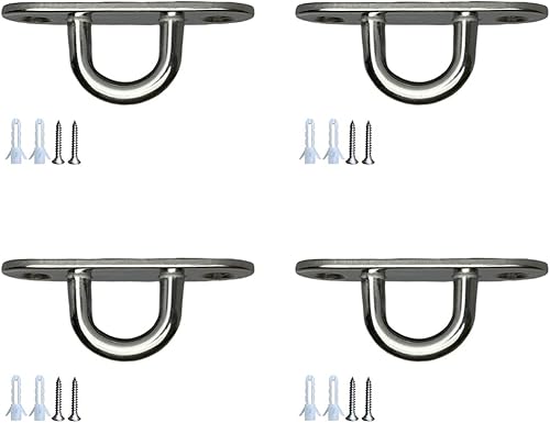 Miniatura 1 de Ganchos de techo de acero inoxidable, ganchos de techo resistentes de 40 libras, gancho de anclaje de techo para plantas colgantes, macetas y