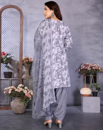 Image of Priyashi Women Unstiched Crepe dress materials | Crepe Salwar Suit for women with dupatta | suit material for women unstitched