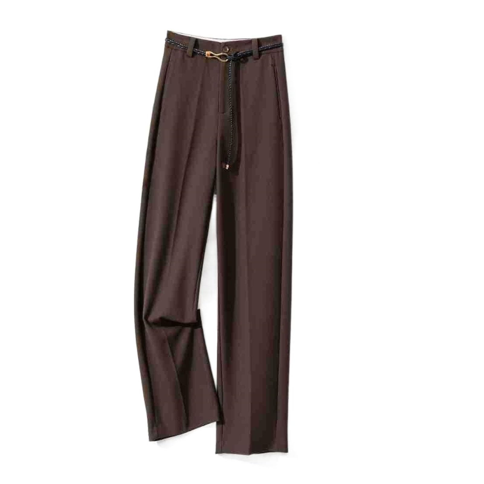 Wool Suit Pants for Women Autumn and Winter Loose Straight Casual Pants