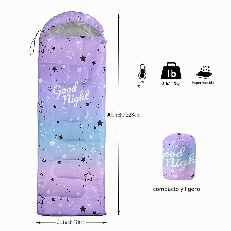 HOSIMA Sacos de dormir, saco de dormir momia para tiempo frío para adultos, niñas, niños, impermeable, para hombres para camping cálido, senderismo, exterior, viajes, caza, con bolsas de compresión