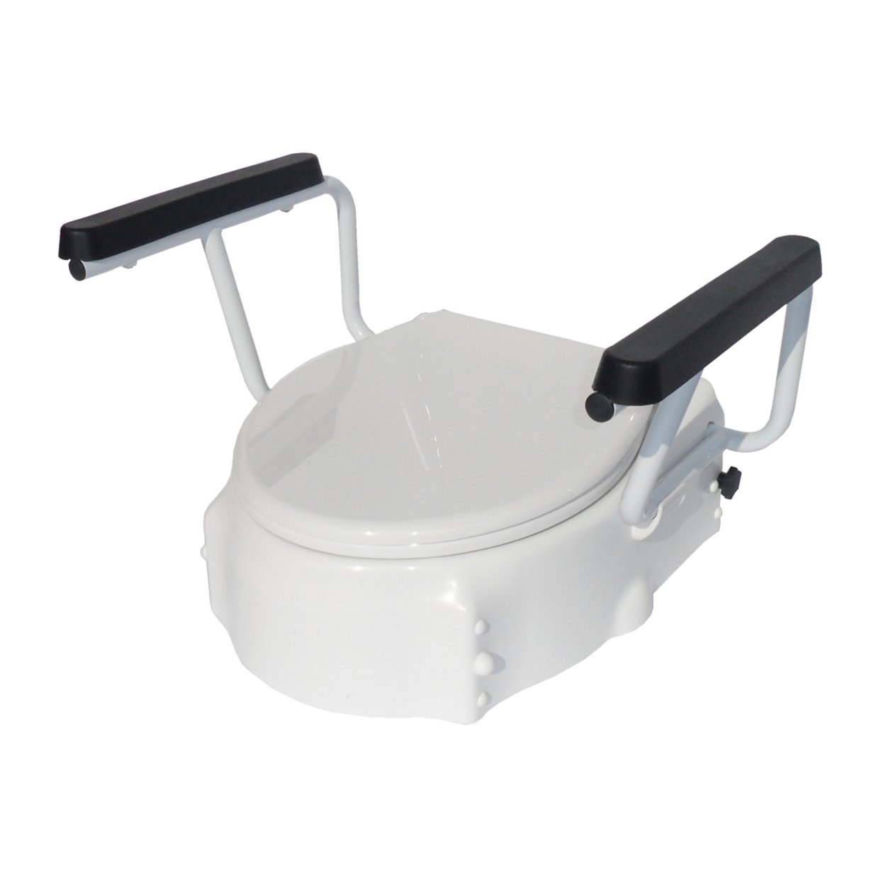 TSE Toilettensitzerhöhung 3-fach höhenverstellbar mit Armlehnen | Toilettenhilfe | Trendmobil