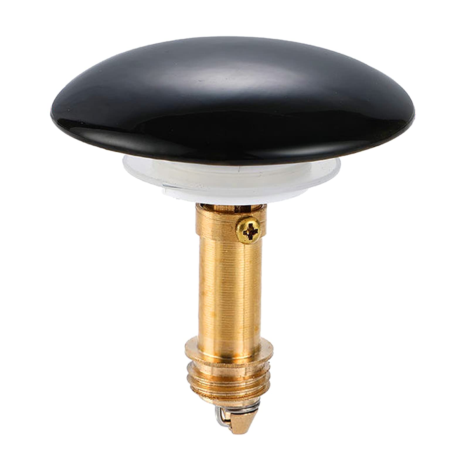 Xcel Home Bonde De Lavabo Pop-up Chromée Click Clack - Bonde Lavabo Remplacement Durable En Laiton Pour Évier Avec Joint D'Étanchéité - Connexion Standard G 1 1/4" BSP Pour Drainage En Douceur