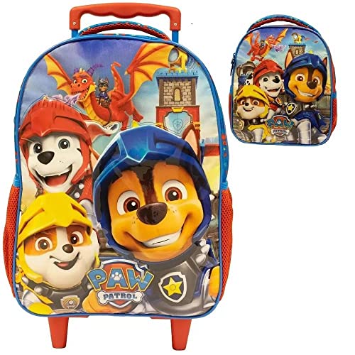 Kit Mochila de Rodinha Patrulha Canina Y16 Grande +Lancheira
