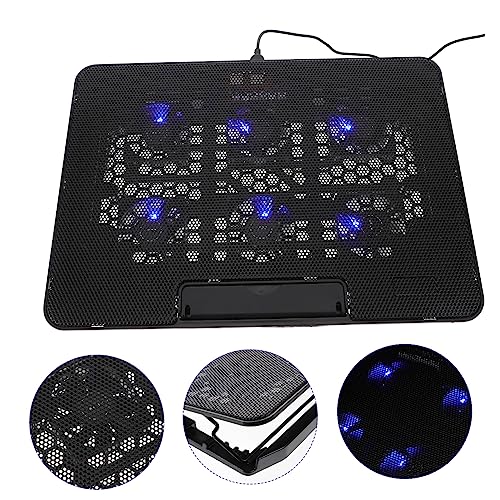 Base con ventiladores para laptop MERRYHAPY ajustable miniatura 6