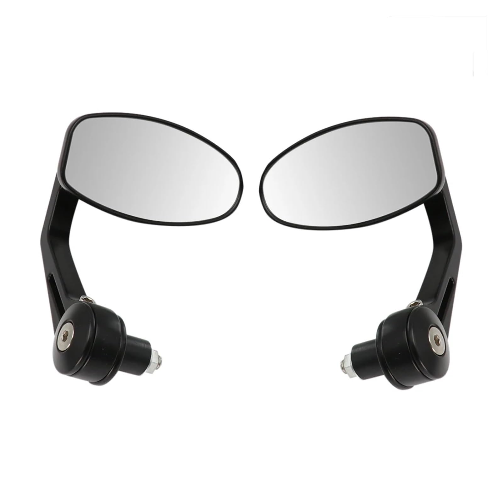 Rétroviseurs Moto 7/8" extrémité Guidon pour Yam&aha pour Duc&ati Cafe Racer pour Victory pour Triumph Daytona Moto Guidon Miroirs Arrière