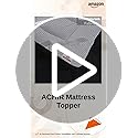 Image of ACHIR 500 GSM Super Soft Microfiber Mattress Topper /Padding for Soft and Comfortable Sleep - Black, (Single Size, 36 inchx78 inchinch, 3ft x 6.5ft)