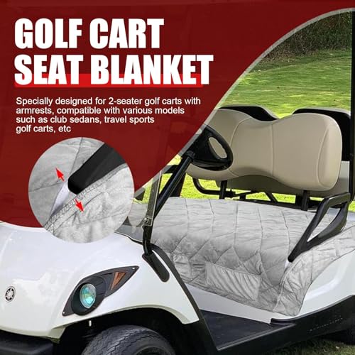 Couverture de siège de voiturette de golf et coussin multifonctionnel - 3