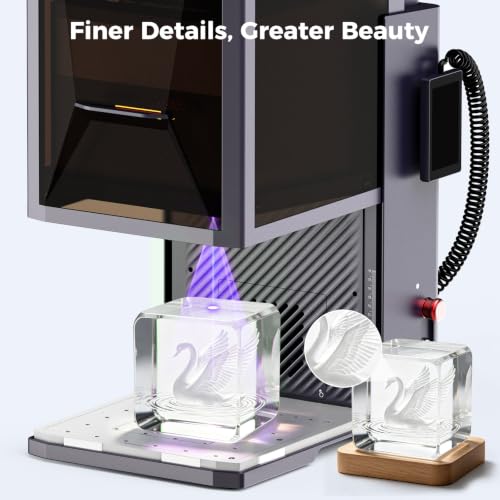 Image of Creality Falcon T1 5W UV Laser Engraver, Industry-First Cold Laser Cutter for Inner Engraving, Captures Portraits and 3D Scenes Inside Glass, Crystal, Acrylic, AI Powered Simplicity