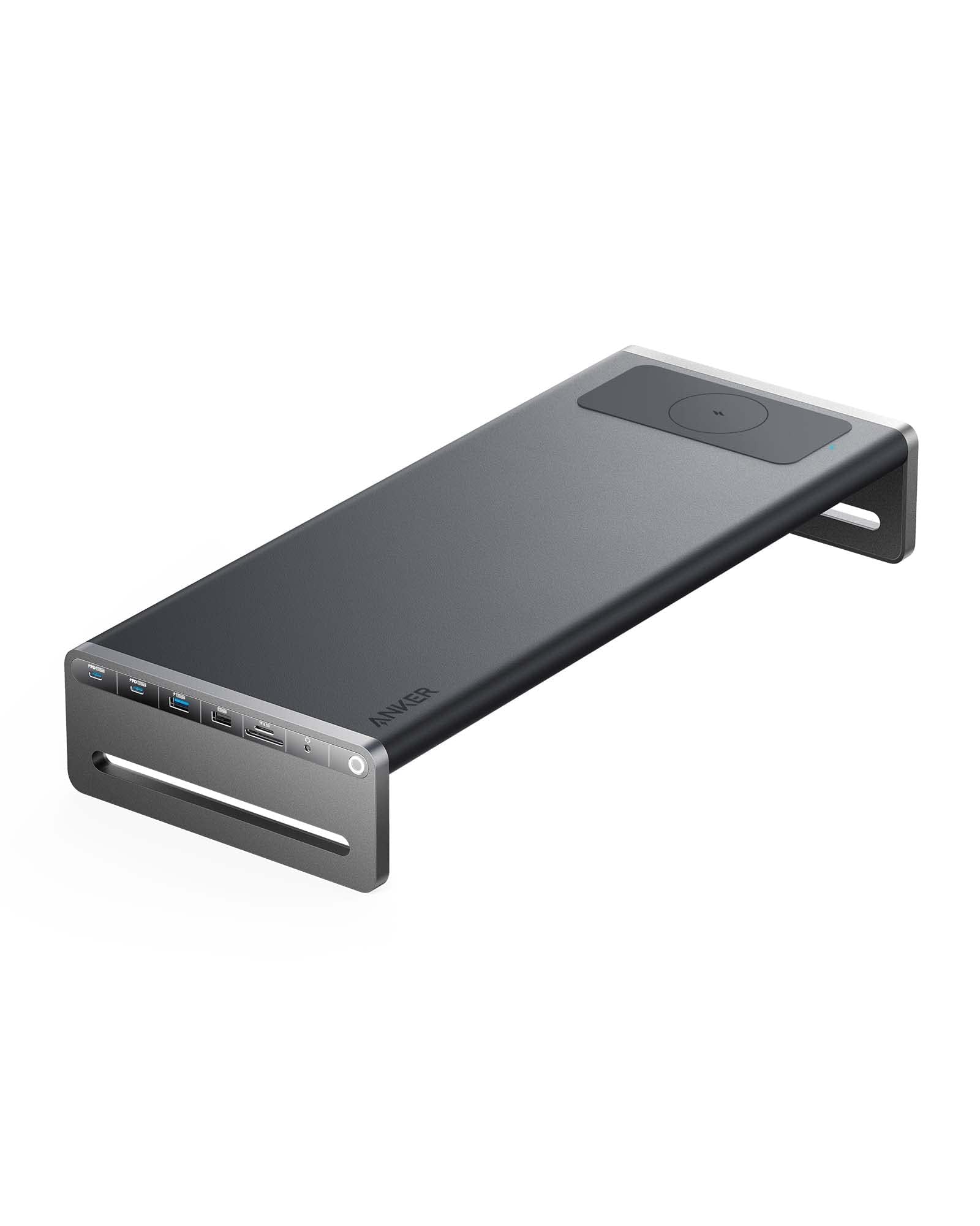 Anker 675 USB-C stacja dokująca (12 w 1) z portami USB-C 10 Gb/s, ekran 4K 60 Hz HDMI, bezprzewodowa ładowarka, do Lenovo ThinkPad, MacBook Pro M1/M2 i innych urządzeń | Z portami USB-C 10 Gb/s, wyświetlaczem HDMI 4K przy 60 Hz, bezprzewodowym blokiem ład
