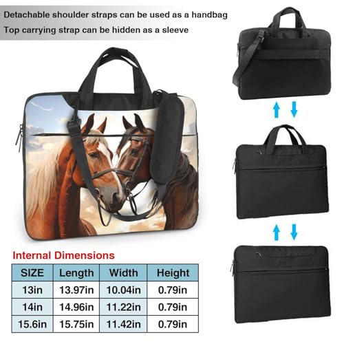 Housse antichoc ordinateur portable motif cheval ultra robuste