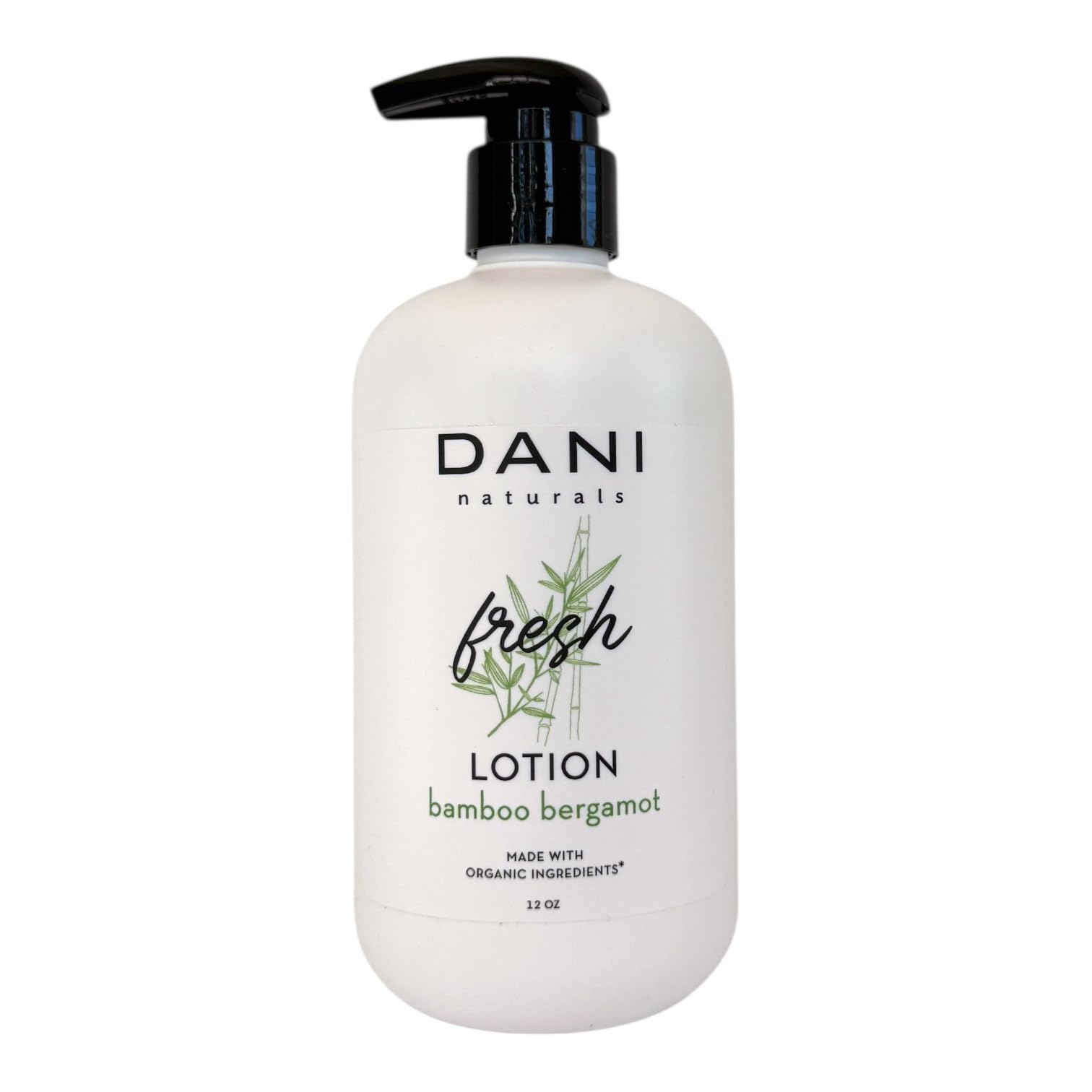Naturals Bamboo Bergamot Hydrating Lotion, Vegan Paraben-Free, Made with Organic Ingredients, 12 fl oz