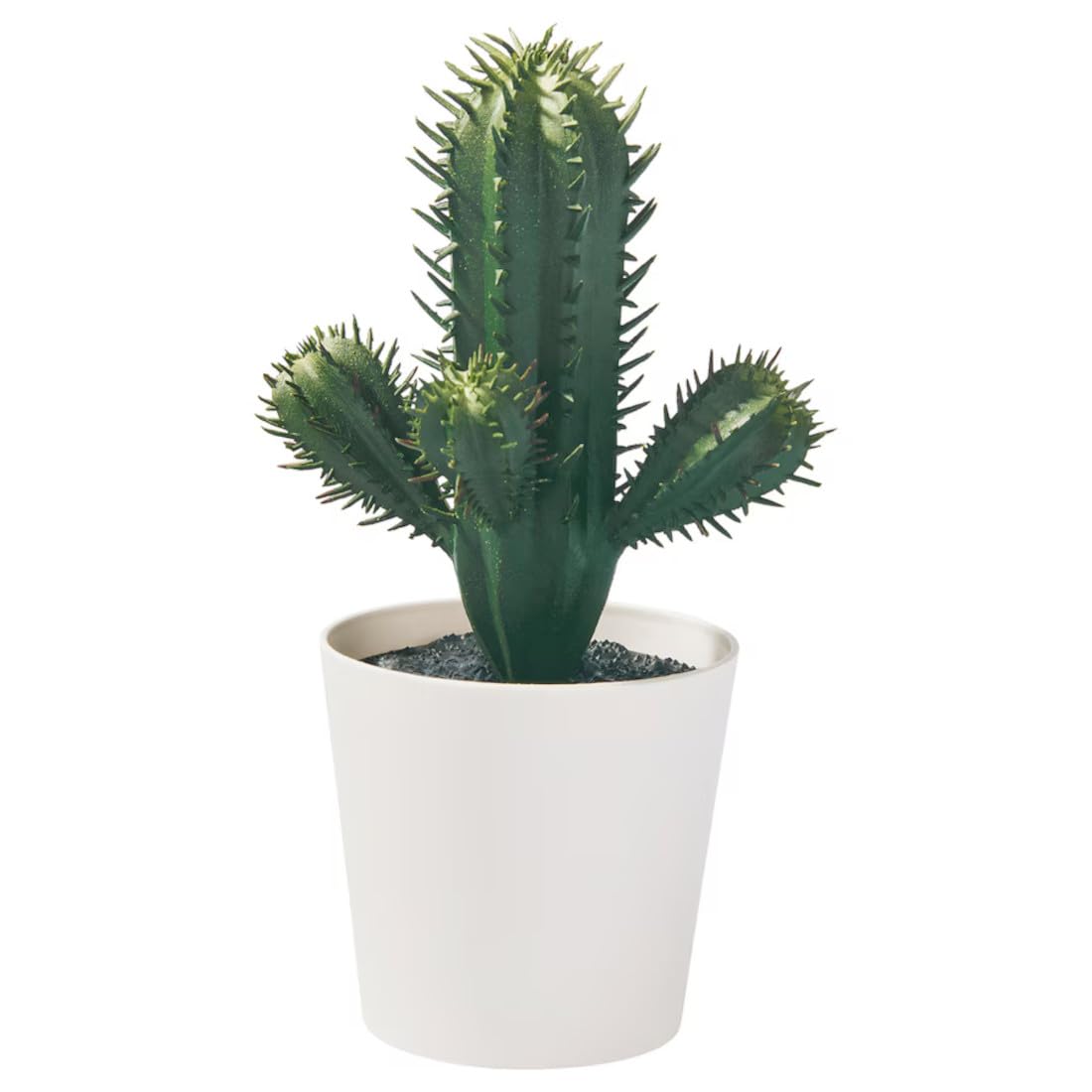 ikeea FEJKA Artificial Potted Plant – Mini Cactus, 14cm Height – Indoor/Outdoor Faux Succulent in Recycled Plastic Pot – Realistic, Low Maintenance Home or Office Decor – 6cm Pot Diameter-image-1