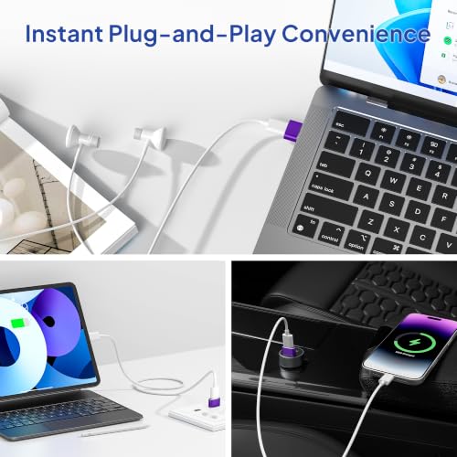 Image of USB C Female to USB Male Adapter 4-Pack,Type A Charger Cable Plug Connector for iPhone 11 12 Pro Max Mini,XR SE,Airpods iPad 8th Air 4th Generation,Samsung Galaxy Note 10 20 S20 Plus S21 21 Ultra,A71 | Type C Female to USB A Male Charger Connector for iWatch 11 10,iPhone 16 15 Plus Pro Max,iPad 8 8th 9 9th 10th Air 5 Mini 6