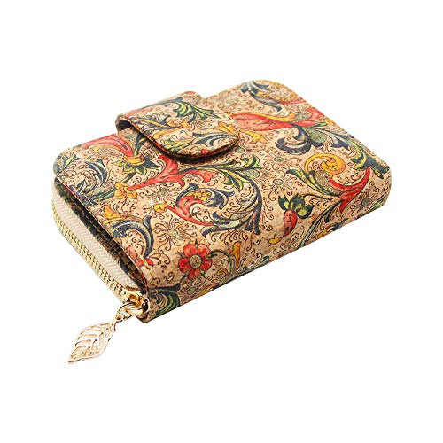Boshiho Portafoglio vegano in sughero: borsa da donna con tasca con...