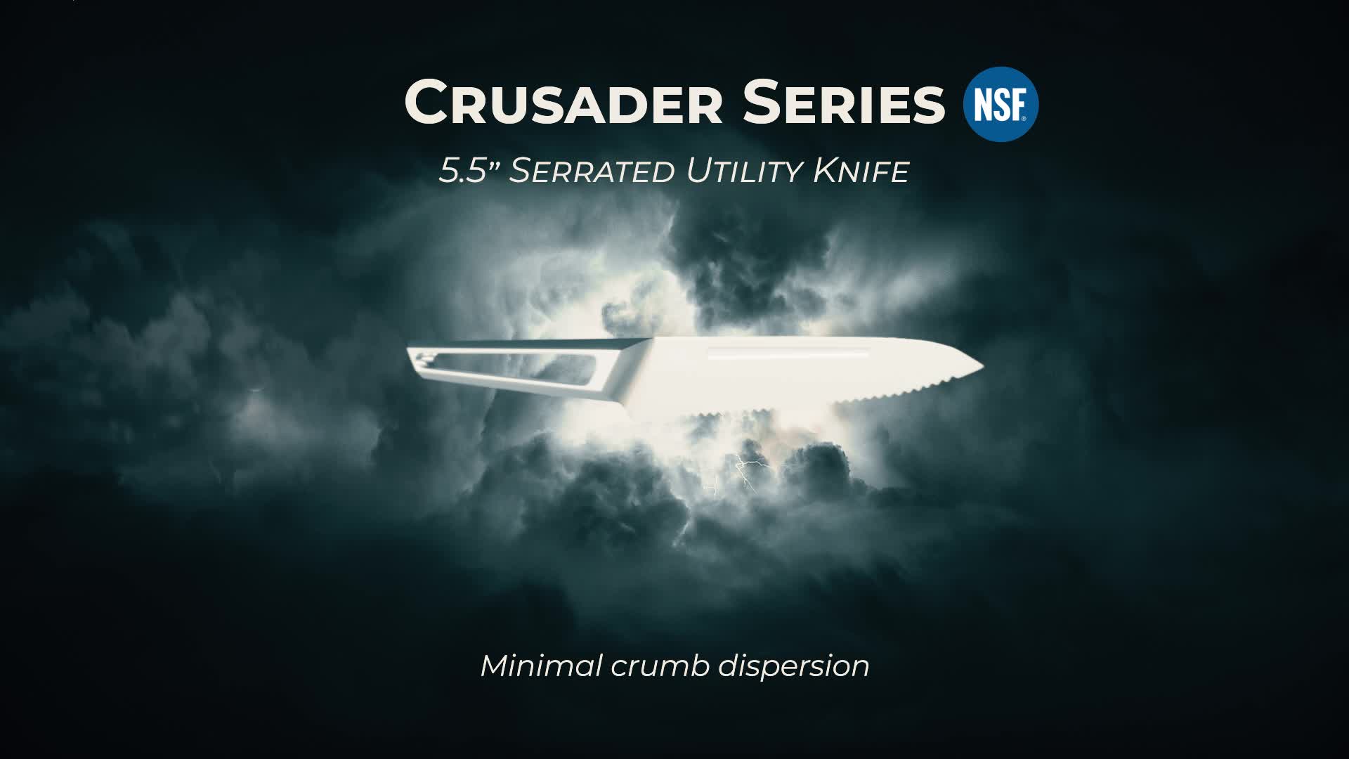DALSTRONG Serie Crusader Coltello Universale 15 Cm – Acciaio Tedesco Forgiato, Manico Integrale, Con Guaina Magnetica, NSF - 5