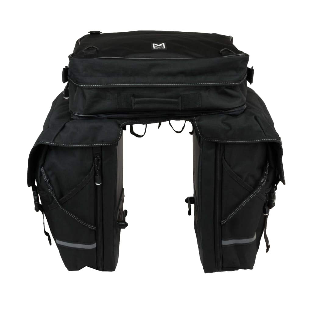 Willex Doppelte Gepäckträgertasche XL 1200 mit Oberfach