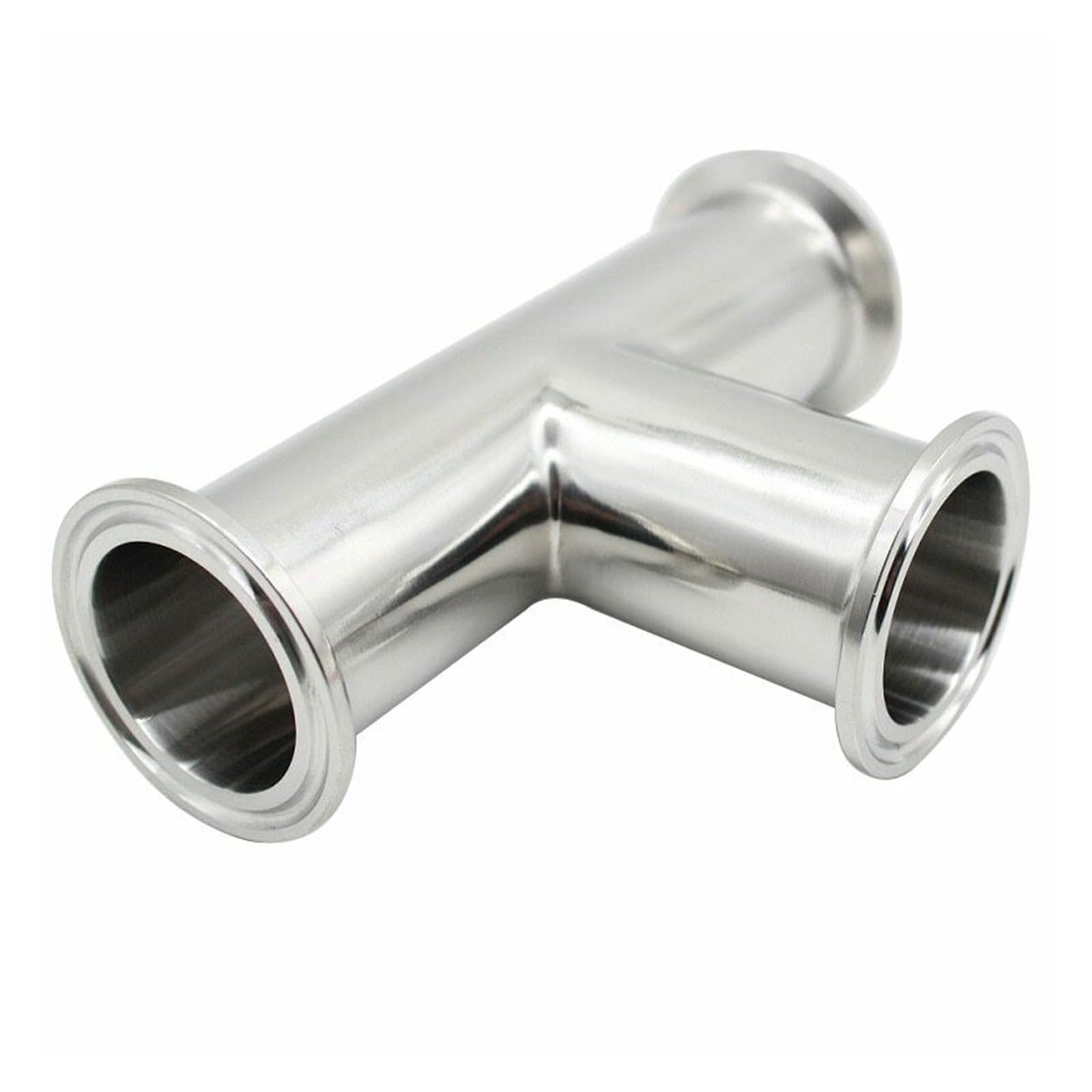 OD19mm-102mm SS304 3 Way tee Ferrule 1.5 2 3 Fit 1.5-4 Inch Tri Clamp (Color : 51mmx Ferrule 64, Size : SS304)