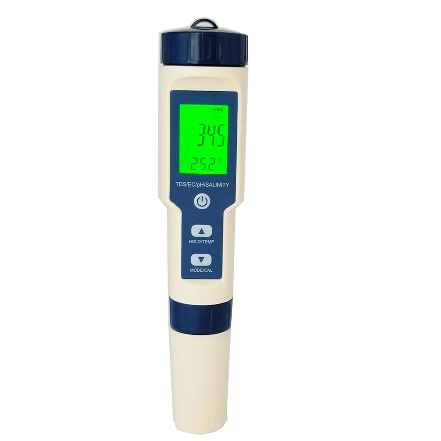 TDS Meter, Digital Water Tester Quality Pen 5 in 1 TDS EC PH Salinity Temperature Meter for Pools Drinking Aquariums,Digital Water Tester